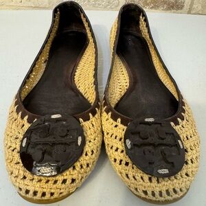 Tory Burch crochet flats